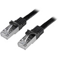 StarTech.com 0.5m Cat6 Patch Cable - Shielded (SFTP) Snagless Gigabit Network Patch Cable - Black