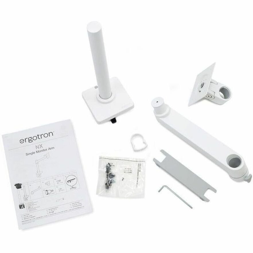 Ergotron Mounting Arm for Monitor - White