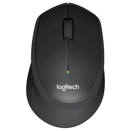 Logitech SILENT B330 Mouse - Radio Frequency - USB 2.0 - Optical - Black