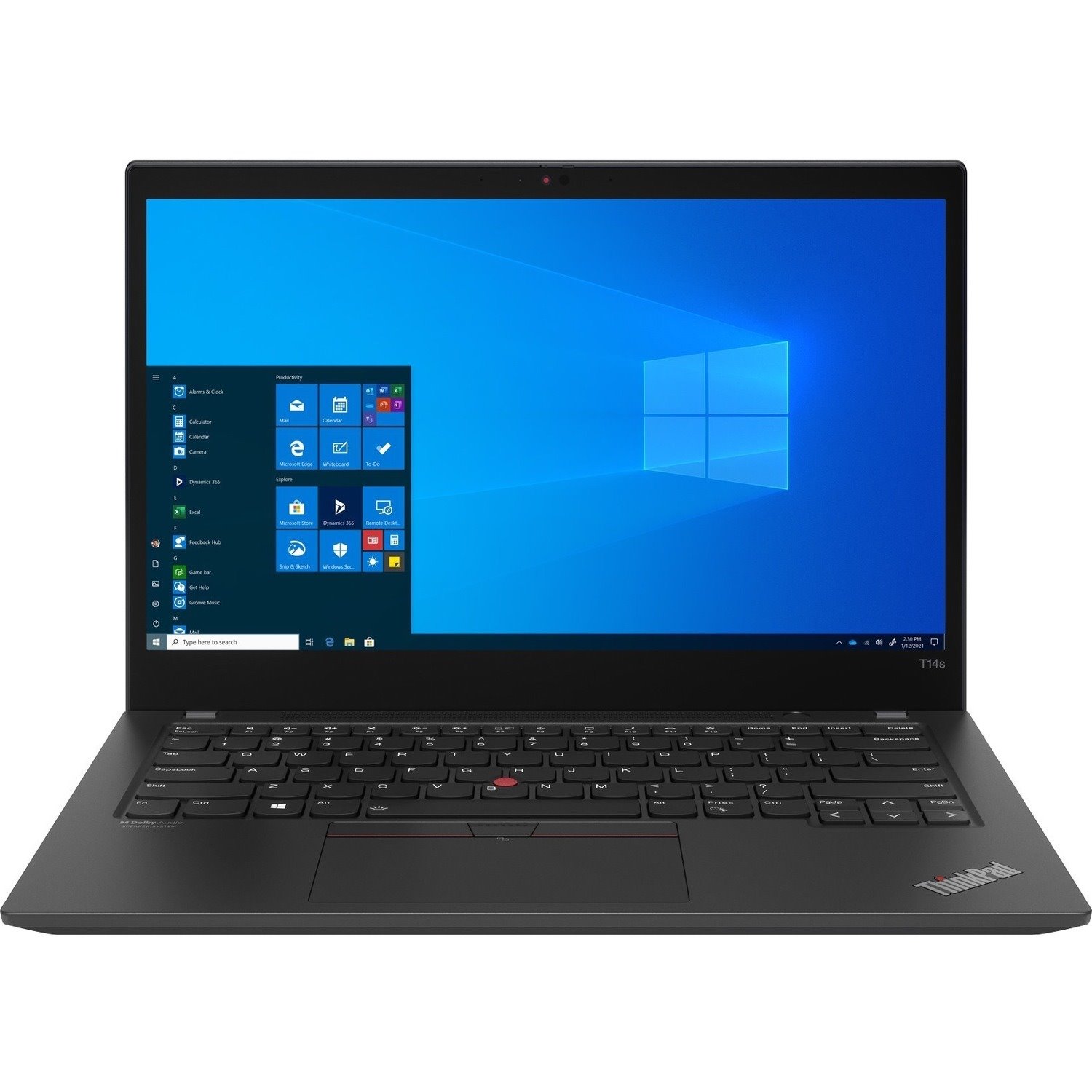 Lenovo ThinkPad T14s Gen 2 20WM0077AU 14" Notebook - Full HD - Intel Core i5 11th Gen i5-1135G7 - 8 GB - 256 GB SSD - Villi Black