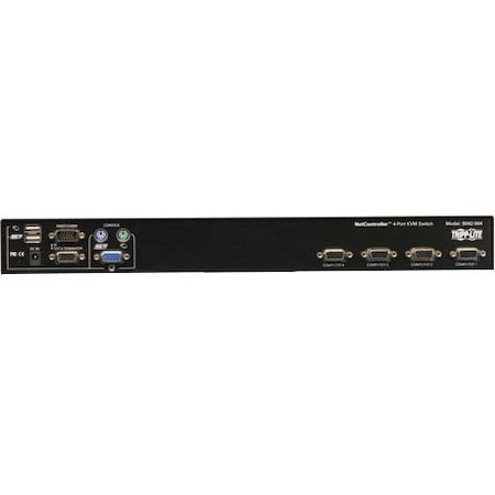 Tripp Lite by Eaton 4-Port 1U Rack-Mount USB/PS2 KVM Switch with On-Screen Display
