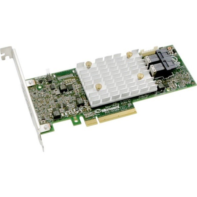 Microchip Adaptec SmartRAID 3102E-8i SAS Controller - 12Gb/s SAS - PCI Express 3.0 x8 - 2 GB - Plug-in Card