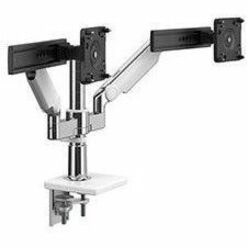 Humanscale M/Flex X22SBW Mounting Arm for Monitor, Clamp Mount, Docking Station - Polished Aluminum