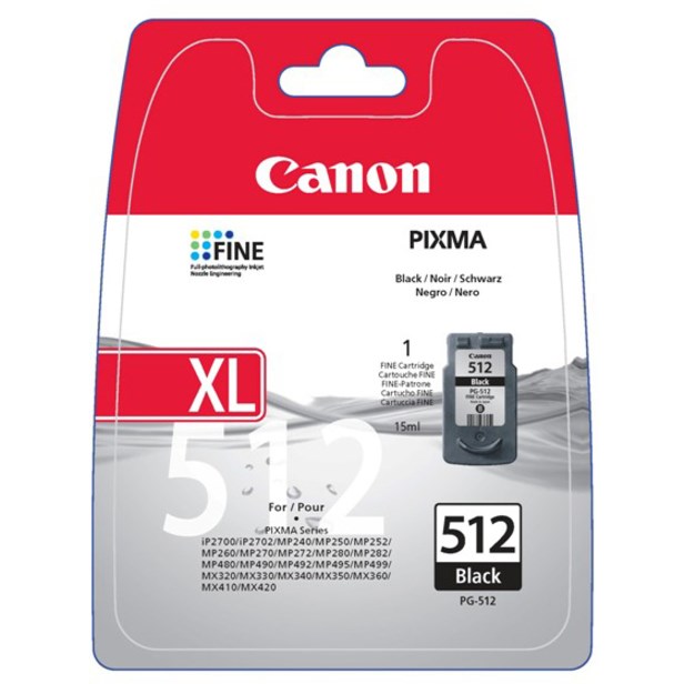 Canon PG-512 Original Inkjet Ink Cartridge - Black Pack