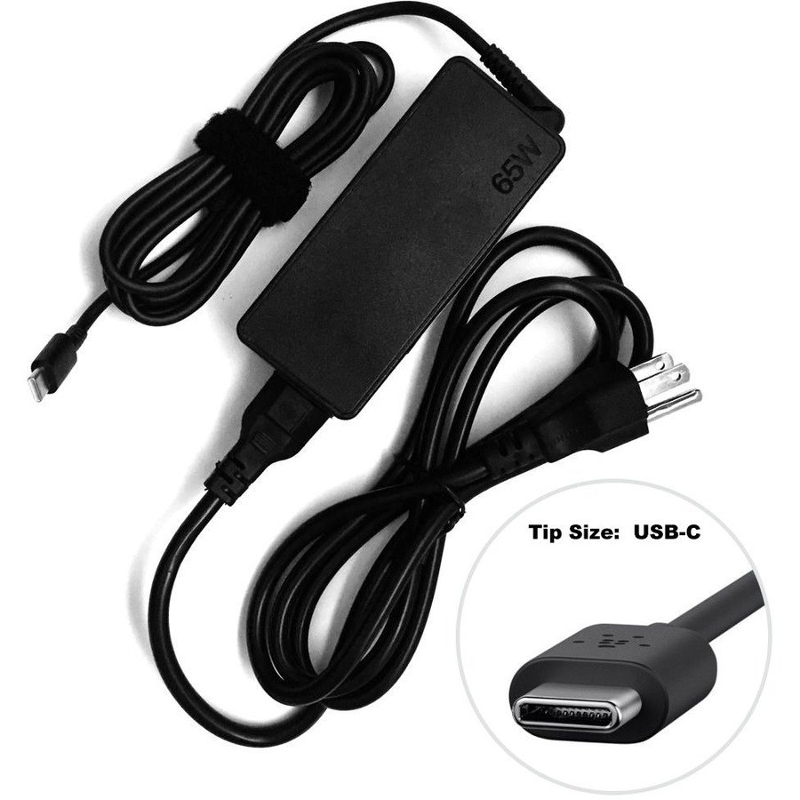 Premium Power Products UL Rated, 65W, 3.42A, 5V/9V/15V/20V PD Controlled, USB-C, AC Adapter Charger 492-BCBI for Dell Chromebook 11 (NOT 31xx series), Latitude 12/3300/3380/3400/3500/5290/5300/5310/5400/5410/5510/7210/7389/7400/9410; Precision 3550; Vostro 14 5490, Vostro 15 5590 492-BCBI; 1 Year Warranty from eReplacements