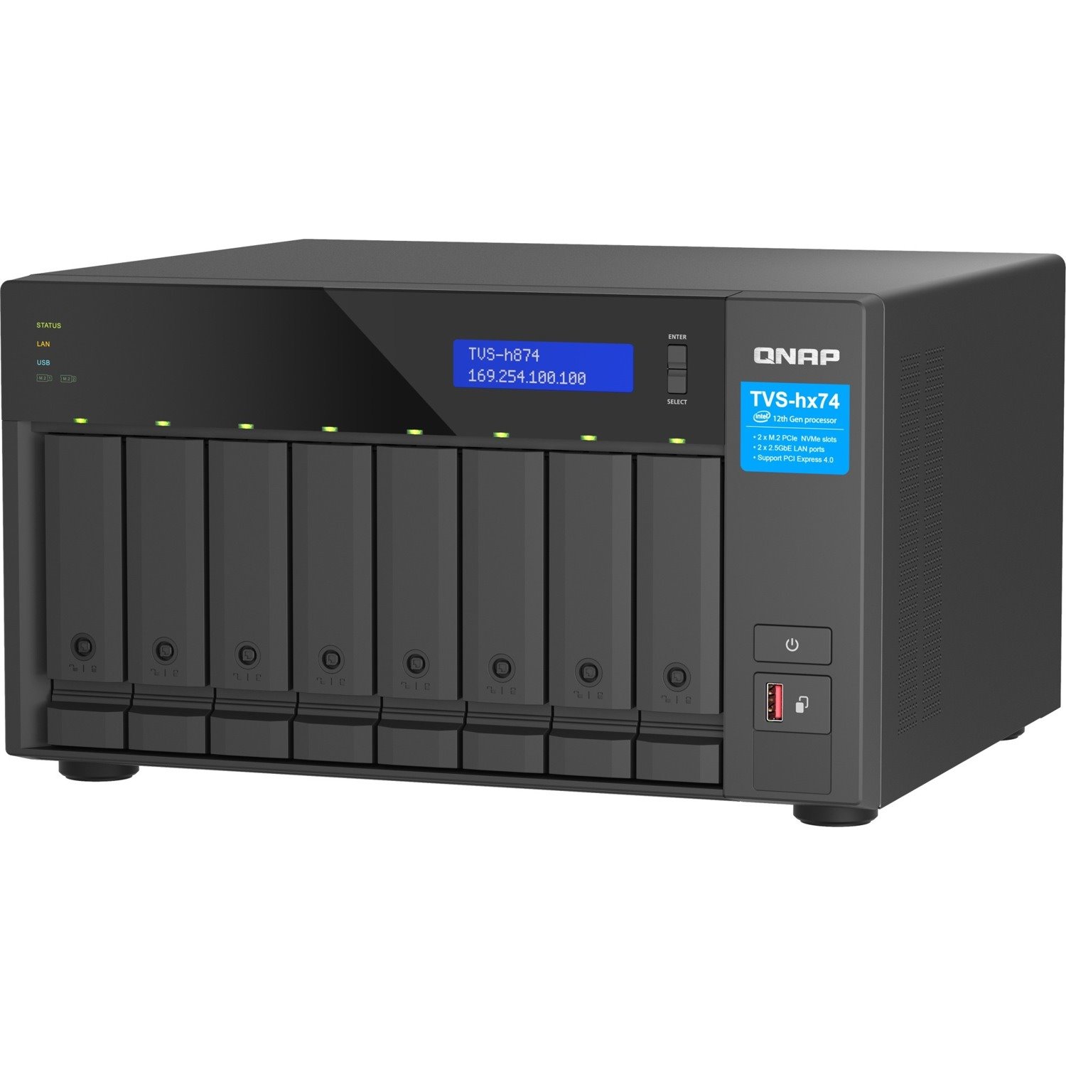 QNAP TVS-h874-i5-32G SAN/NAS Storage System