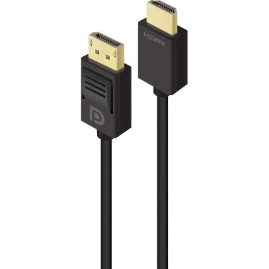Alogic Premium 2 m DisplayPort/HDMI A/V Cable for Audio/Video Device, PC