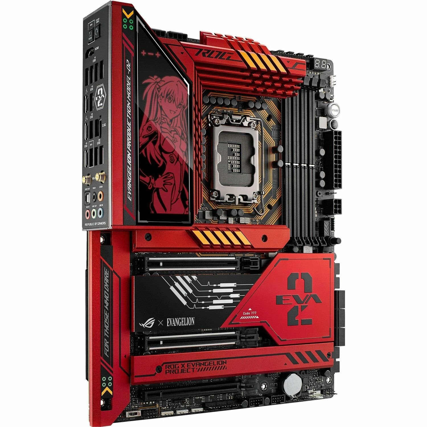 Asus ROG Maximus Z790 Hero EVA-02 EDITION Gaming Desktop Motherboard - Intel Z790 Chipset - Socket LGA-1700 - ATX