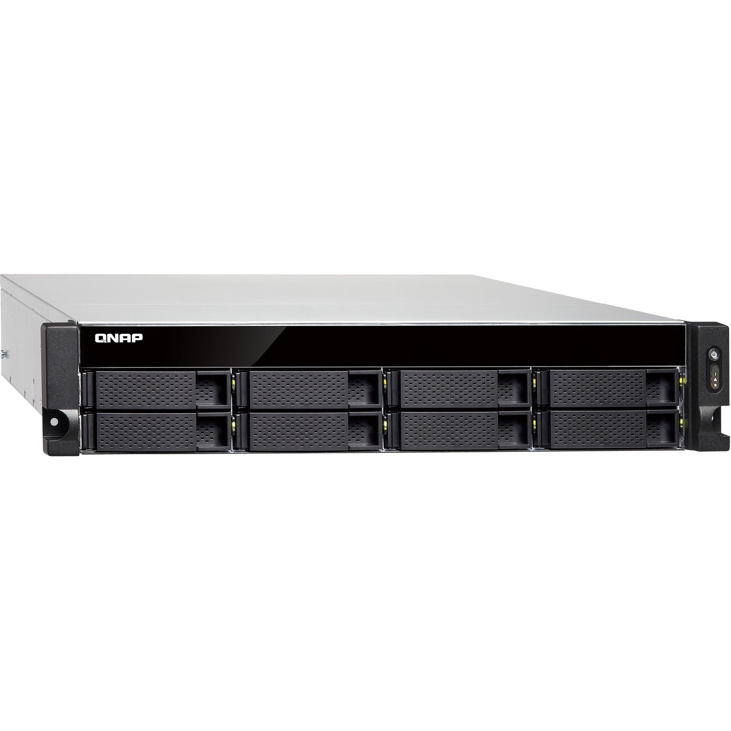 QNAP Turbo NAS TS-853BU 8 x Total Bays SAN/NAS Storage System - 4 GB Flash Memory Capacity - Intel Celeron J3455 Quad-core (4 Core) 1.50 GHz - 4 GB RAM - DDR3L SDRAM - 2U Rack-mountable