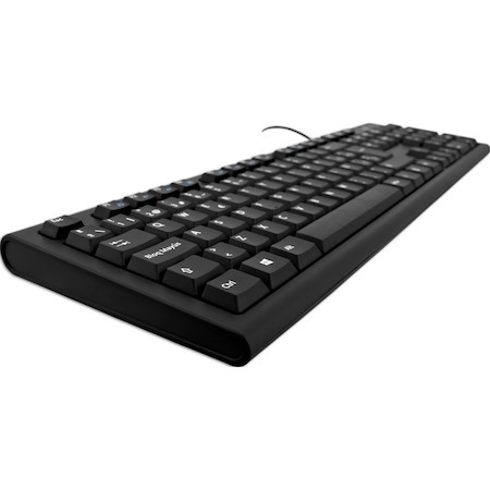 V7 KU200 Keyboard - Cable Connectivity - USB Interface - Spanish - Black