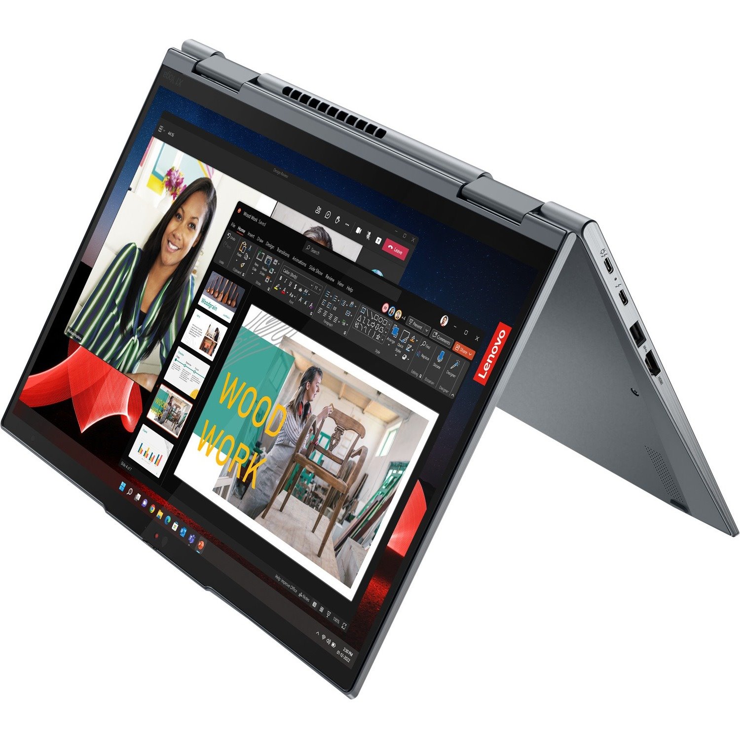 Lenovo ThinkPad X1 Yoga Gen 8 21HQ0007US 14" Touchscreen Convertible 2 in 1 Notebook - WUXGA - Intel Core i7 13th Gen i7-1355U - Intel Evo Platform - 16 GB - 512 GB SSD - English Keyboard - Storm Gray