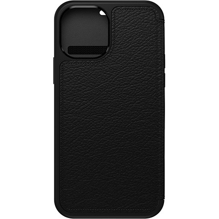 OtterBox Strada Carrying Case (Folio) Apple iPhone 12, iPhone 12 Pro Smartphone - Shadow Black