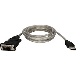 QVS 6ft USB to DB9 Male RS232 Serial Adaptor Cable