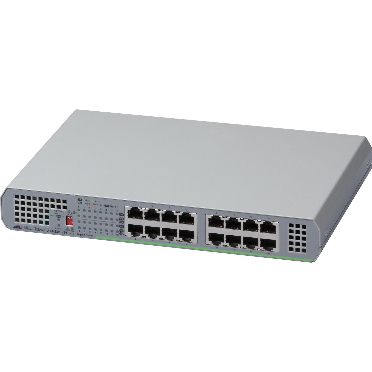 Allied Telesis 16-Port 10/100/1000T Unmanaged Switch with Internal PSU