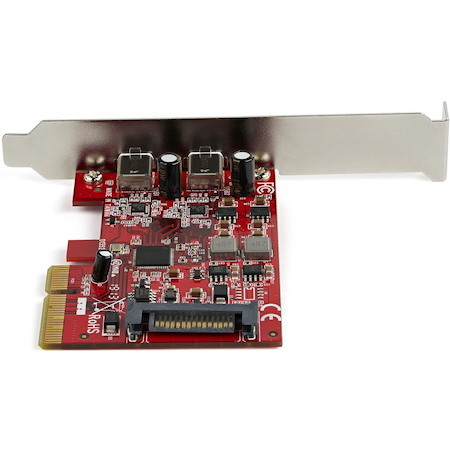 StarTech.com 2-port 10Gbps USB C PCIe Card Adapter - USB 3.2 Gen 2 Type-C PCI Express Expansion Add-On Card - Windows, macOS, Linux