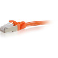 C2G-35ft Cat6 Snagless Shielded (STP) Network Patch Cable - Orange