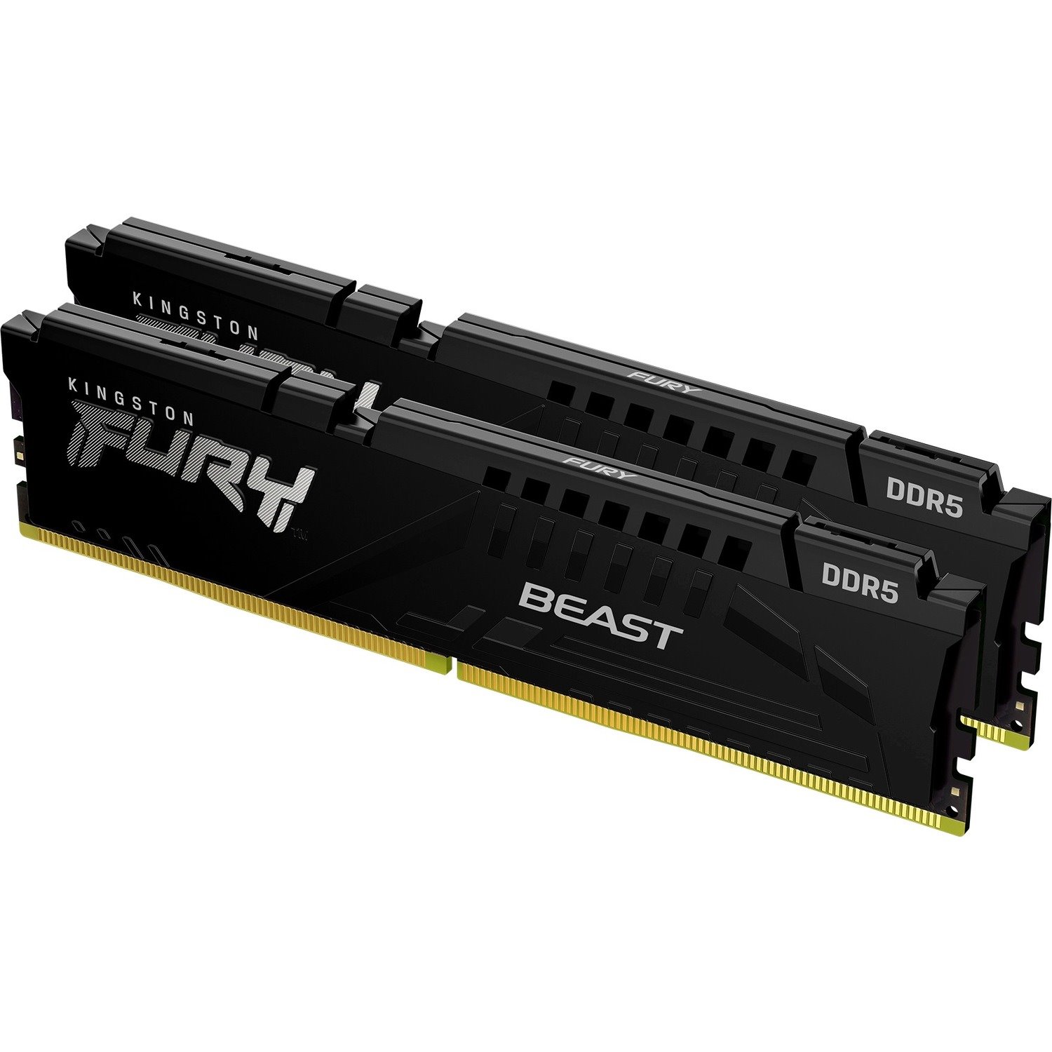 Kingston FURY Beast RAM Module for Motherboard - 64 GB (2 x 32GB) - DDR5-5600/PC5-44800 DDR5 SDRAM - 5600 MHz Dual-rank Memory - CL40 - 1.25 V