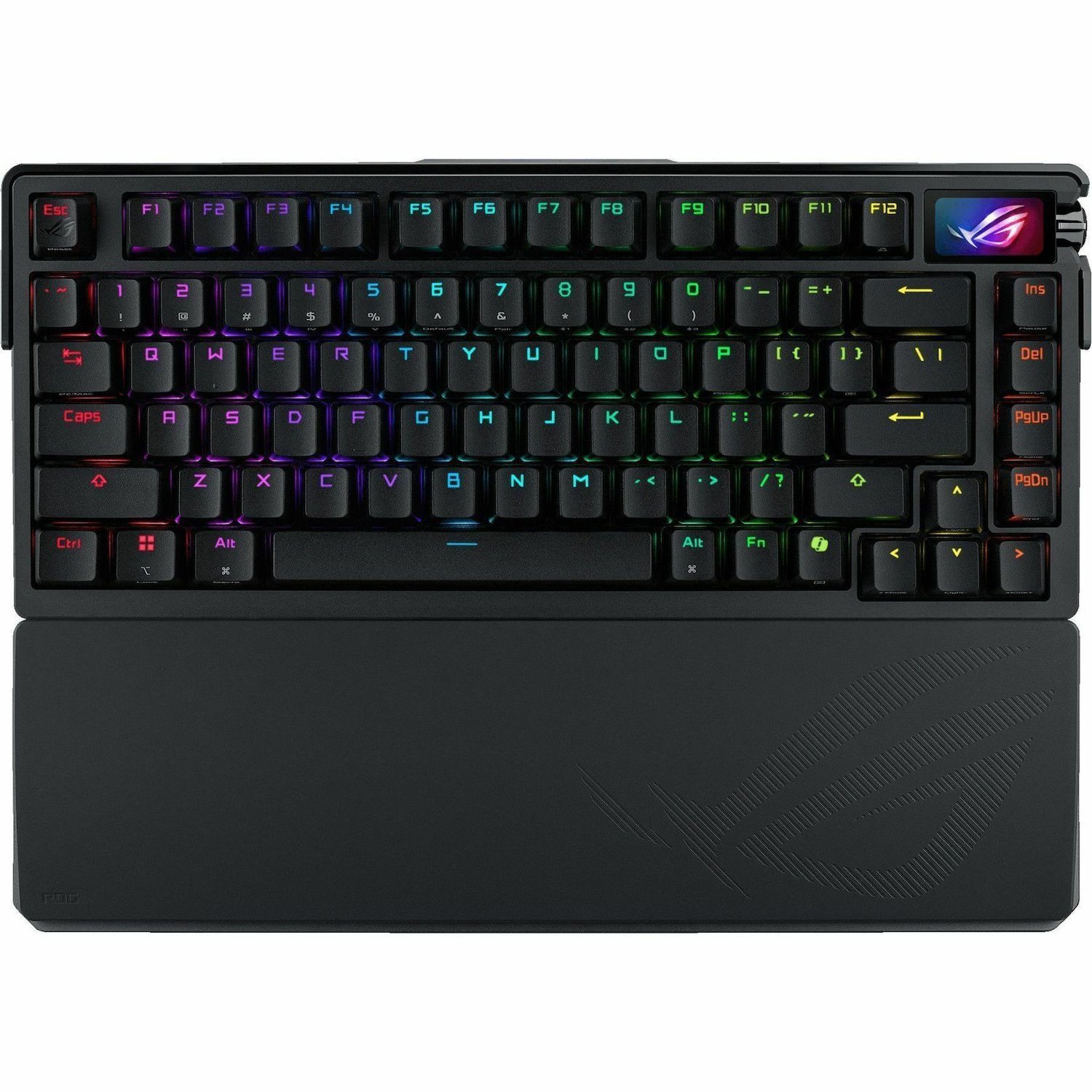 Asus ROG Azoth Extreme Gaming Keyboard - Wired/Wireless Connectivity - USB 2.0 Interface - RGB LED