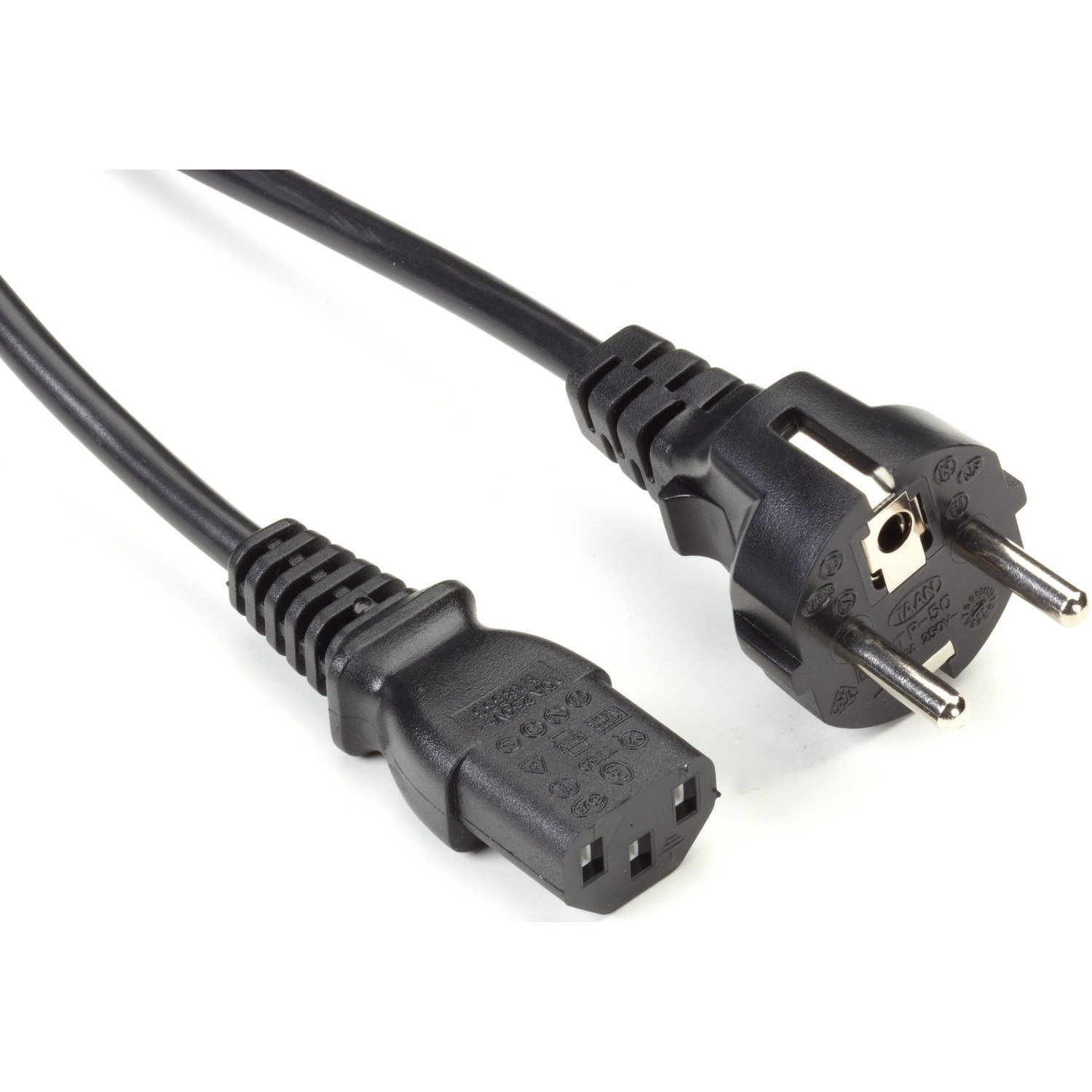 Black Box International Power Cord, CEE 7/7 Schucko to IEC-60320-C13, 6.5 ft. (2 m)