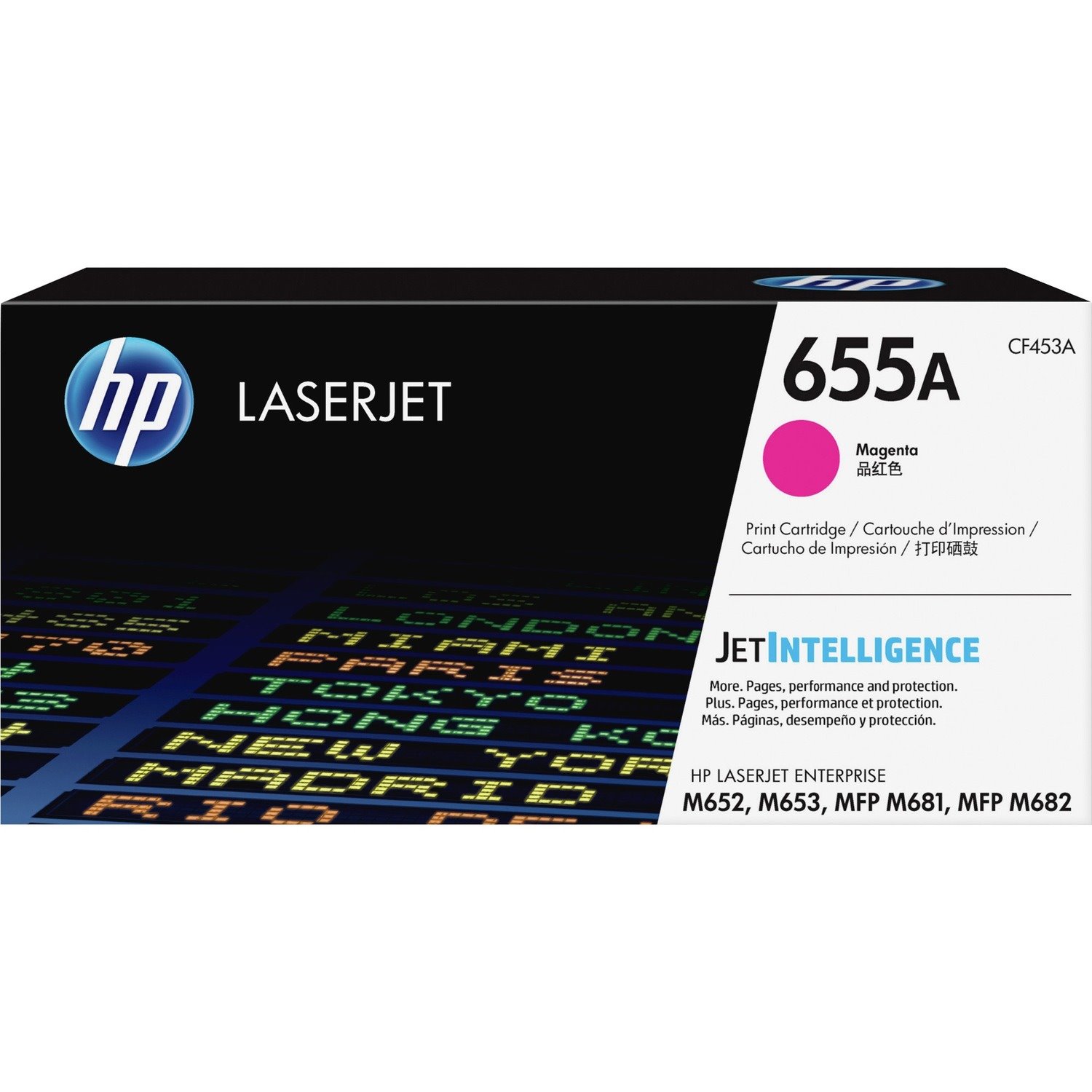 HP 655A Original Laser Toner Cartridge - Magenta - 1 / Pack