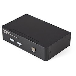 StarTech.com 2-Port USB HDMI KVM Switch with Audio and USB 2.0 Hub