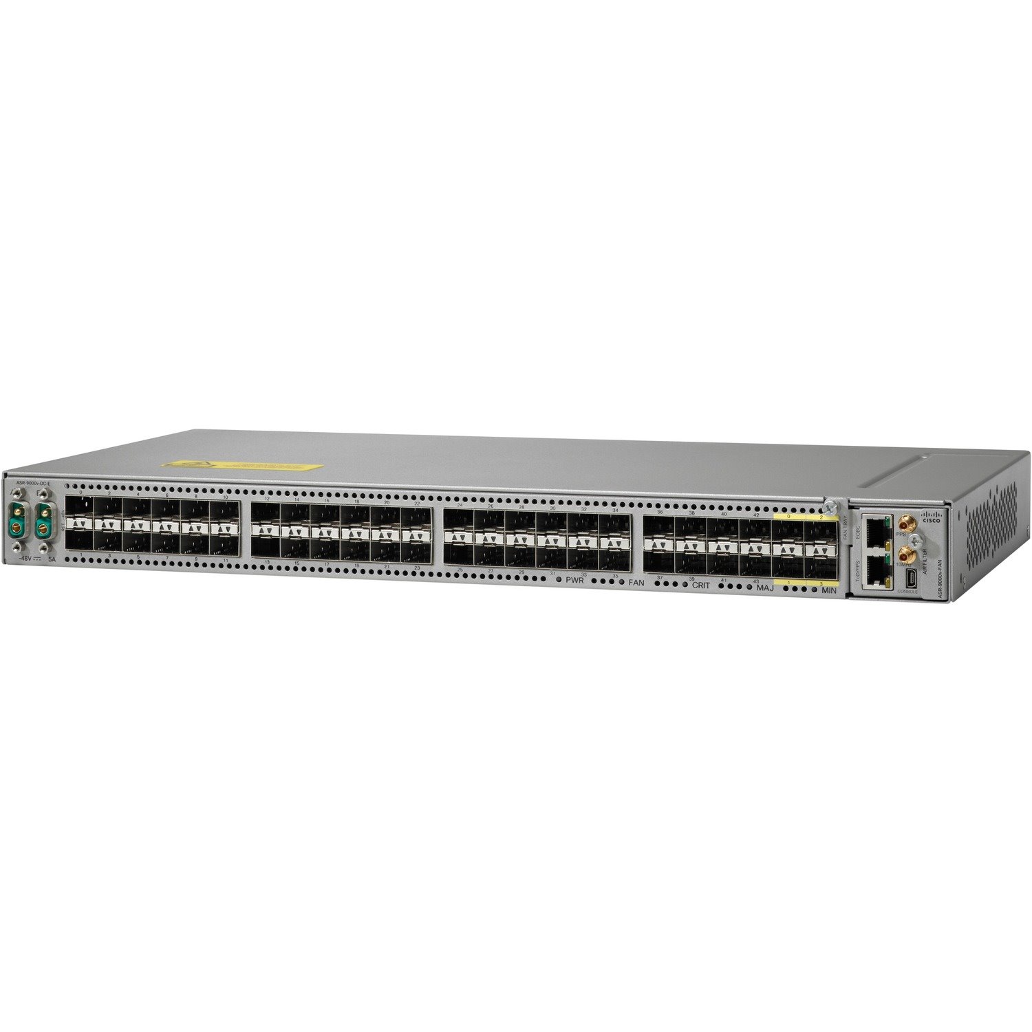 Cisco 44-Port GE + 4-Port 10GE ASR 9000v-V2, DC Power ETSI Chassis