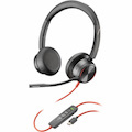 Poly Blackwire 8225 Wired On-ear Stereo Headset - Black