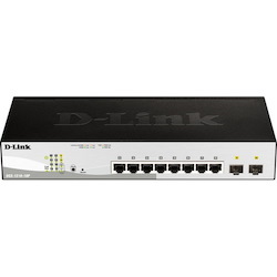 D-Link DGS-1210 DGS-1210-10MP 8 Ports Manageable Ethernet Switch - Gigabit Ethernet - 1000Base-T, 1000Base-X