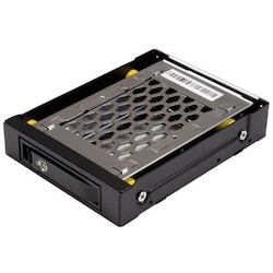StarTech.com 2.5 SATA Drive Hot Swap Bay for 3.5" Front Bay - 2.5in SATA SSD/HDD Hard Drive Rack - Anti-Vibration - Mobile Rack