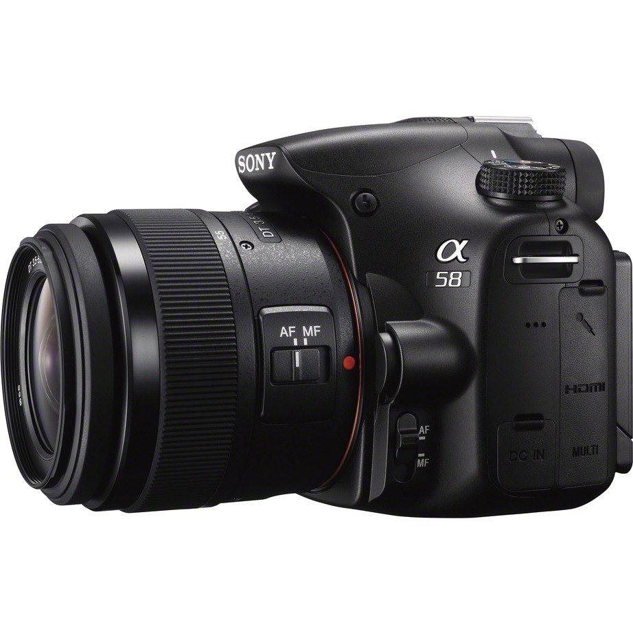Sony Alpha &alpha;58 20 Megapixel Digital SLT Camera with Lens - 0.71" - 2.17" - Black