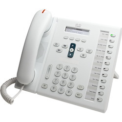 Cisco Unified 6961 IP Phone - Refurbished - Desktop, Wall Mountable - White