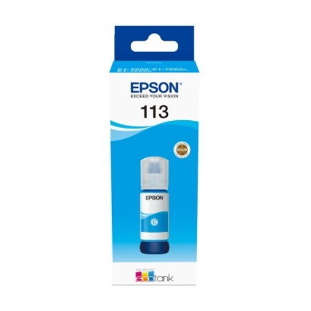 Epson EcoTank 113 Ink Refill Kit - Pigment Cyan - Inkjet