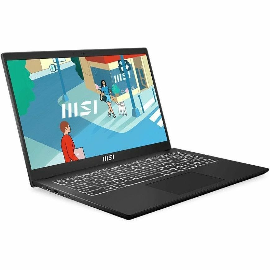 MSI Modern 15.6 in Ultrabook Laptop Intel Core i7-1355U 16GB 512GB Win 11 Pro