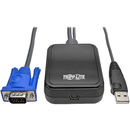 Tripp Lite by Eaton KVM Console to USB 2.0 Portable Laptop Crash Cart Adapter with File Transfer and Video Capture, 1920 x 1200 @ 60 Hz
