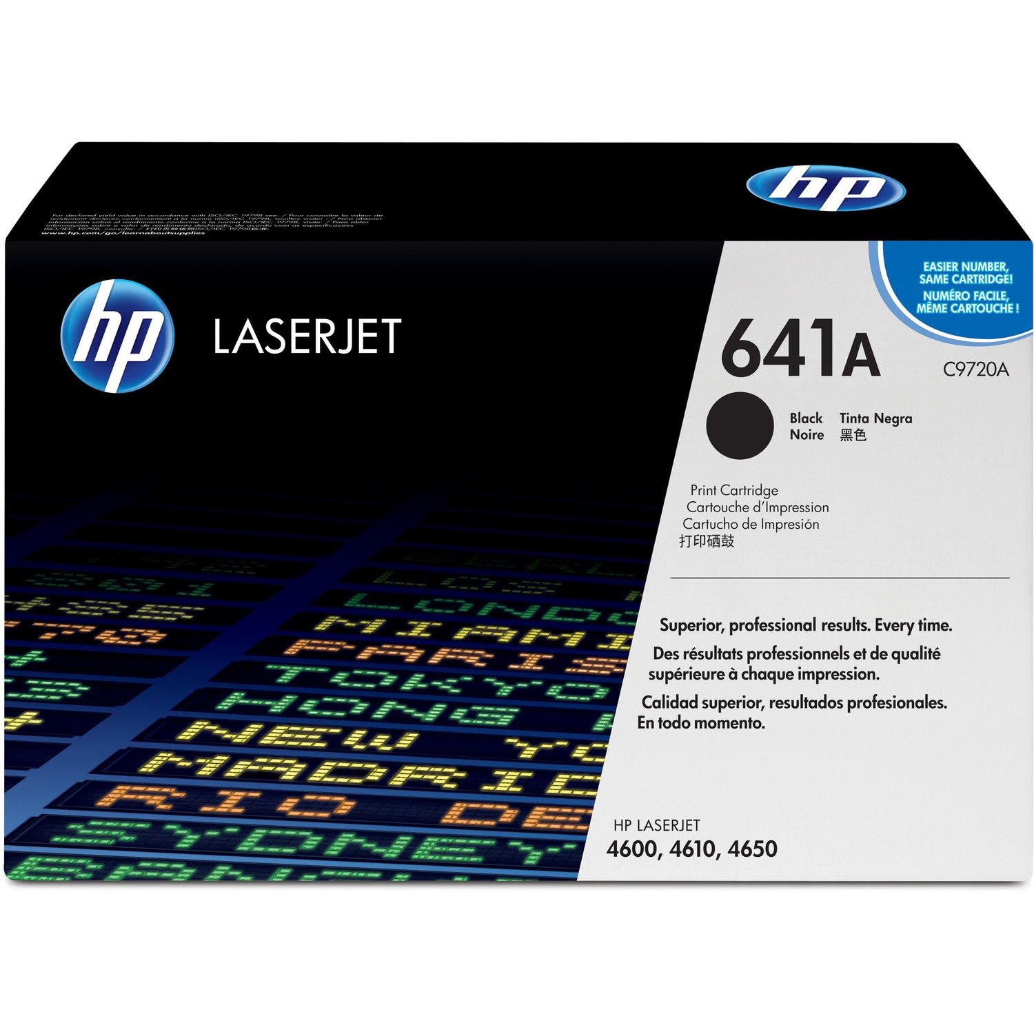 HP 641A Original Laser Toner Cartridge - Black - 1 Each