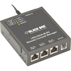 Black Box Remote Console Manager - 3-Port RS-232 with Modem