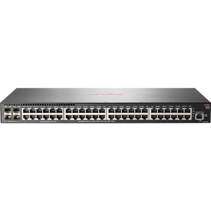 Aruba 2930F 48 Ports Manageable Ethernet Switch - Gigabit Ethernet - 10/100/1000Base-T, 100/1000Base-X