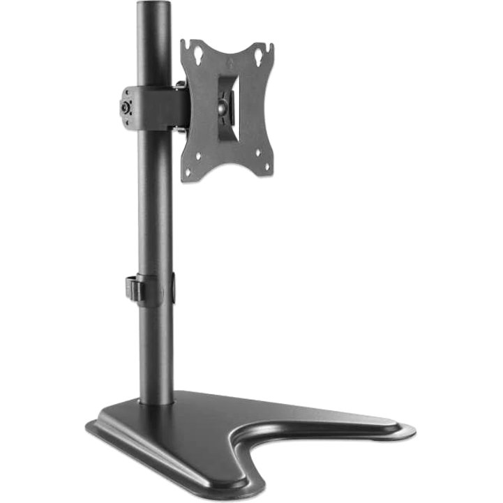 TV & Monitor Mount, Desk, Tilt/Swivel/Rotation, 1 screen, Screen Sizes: 10-27" , Black, Stand Assembly, VESA 75x75 to 100x100mm, Max 7kg, Lifetime Warranty