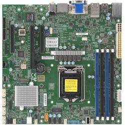 Supermicro X11SCZ-F Workstation Motherboard - Intel C246 Chipset - Socket H4 LGA-1151 - Micro ATX