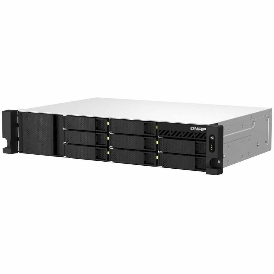 QNAP TS-864EU-8G 8 x Total Bays SAN/NAS Storage System - 4 GB Flash Memory Capacity - Intel Celeron N5095 Quad-core (4 Core) - 8 GB RAM - DDR4 SDRAM - 2U Rack-mountable