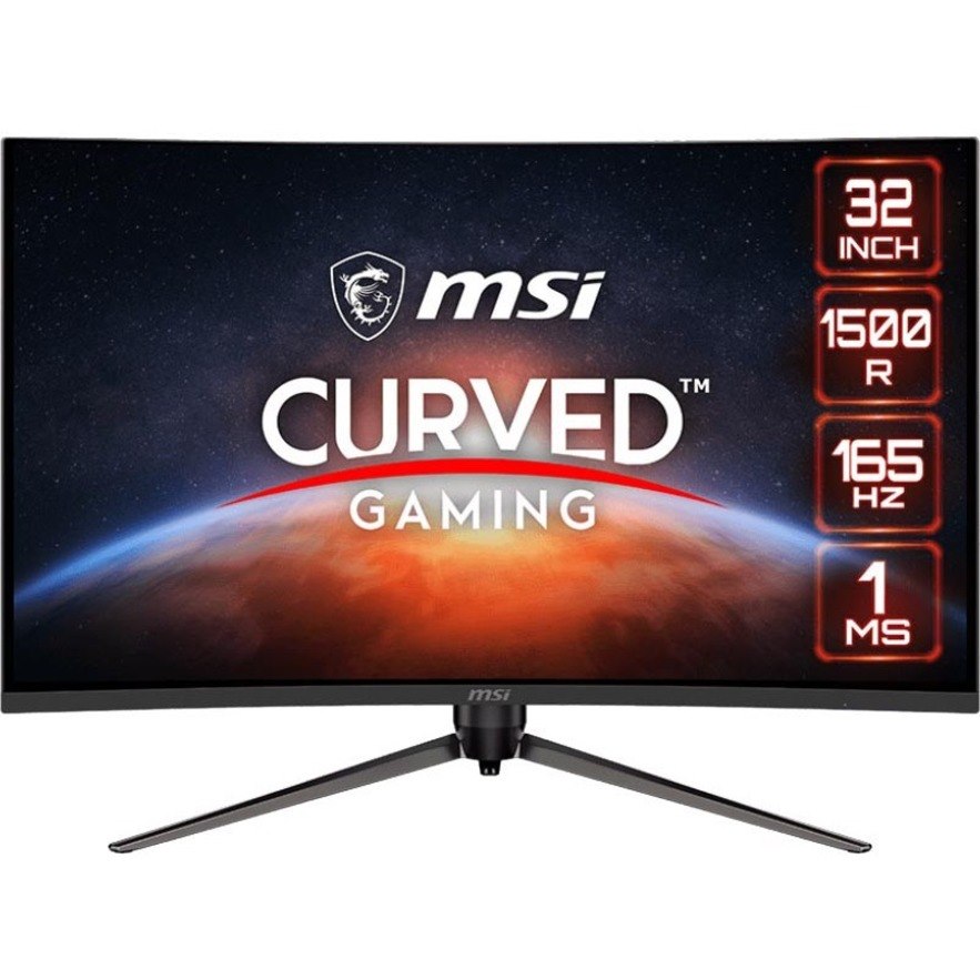 MSI Optix AG321CQR 31.5" WQHD Curved Screen LED Gaming LCD Monitor - 16:9 - Black