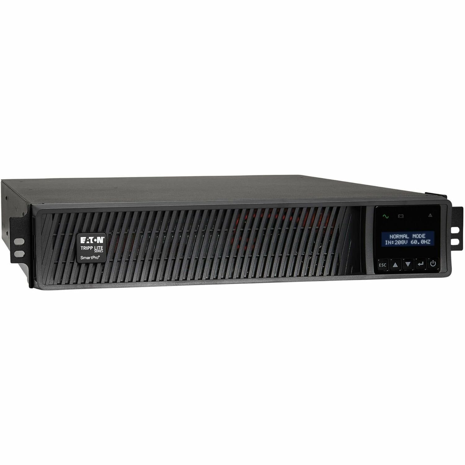 Eaton Tripp Lite Series SmartPro 3000VA 3000W 208/230V Line-Interactive Sine Wave UPS - 10 Outlets, Extended Run, Network Card Option, LCD, USB, DB9, 2U Rack/Tower