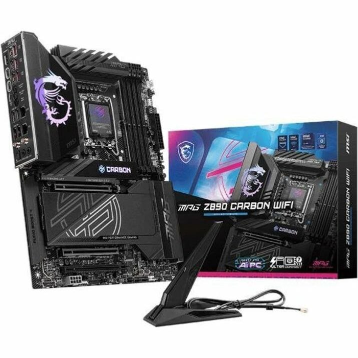 MSI MPG MPG Z890 CARBON WIFI Gaming Desktop Motherboard - Intel Z890 Chipset - Socket LGA-1851 - ATX