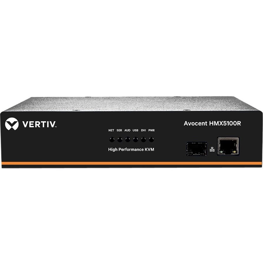 Vertiv Avocent HMX 5000 | High Performance KVM Extender | KVM Receiver | Single Receiver | DVI-D Audio SFP (HMX5100R-001)