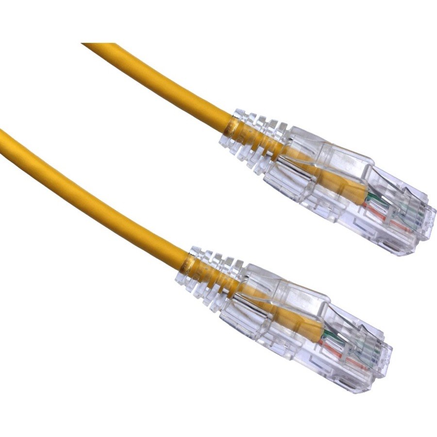 Axiom 10FT CAT6A BENDnFLEX Ultra-Thin Snagless Patch Cable 650mhz (Yellow)