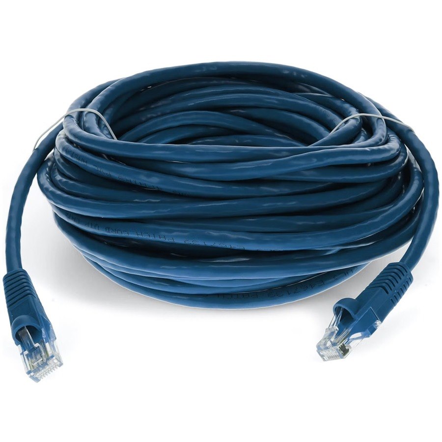 AddOn 25ft RJ-45 (Male) to RJ-45 (Male) Straight Blue Cat6 UTP PVC Copper Patch Cable