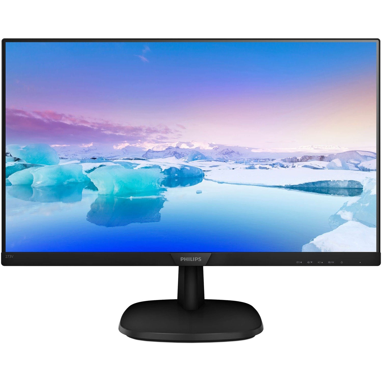 Philips V-line 273V7QJAB 27" Class Full HD LCD Monitor - 16:9 - Textured Black