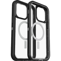 OtterBox Defender Series XT Rugged Carrying Case Apple iPhone 14 Pro Max Smartphone - Black Crystal (Clear/Black)