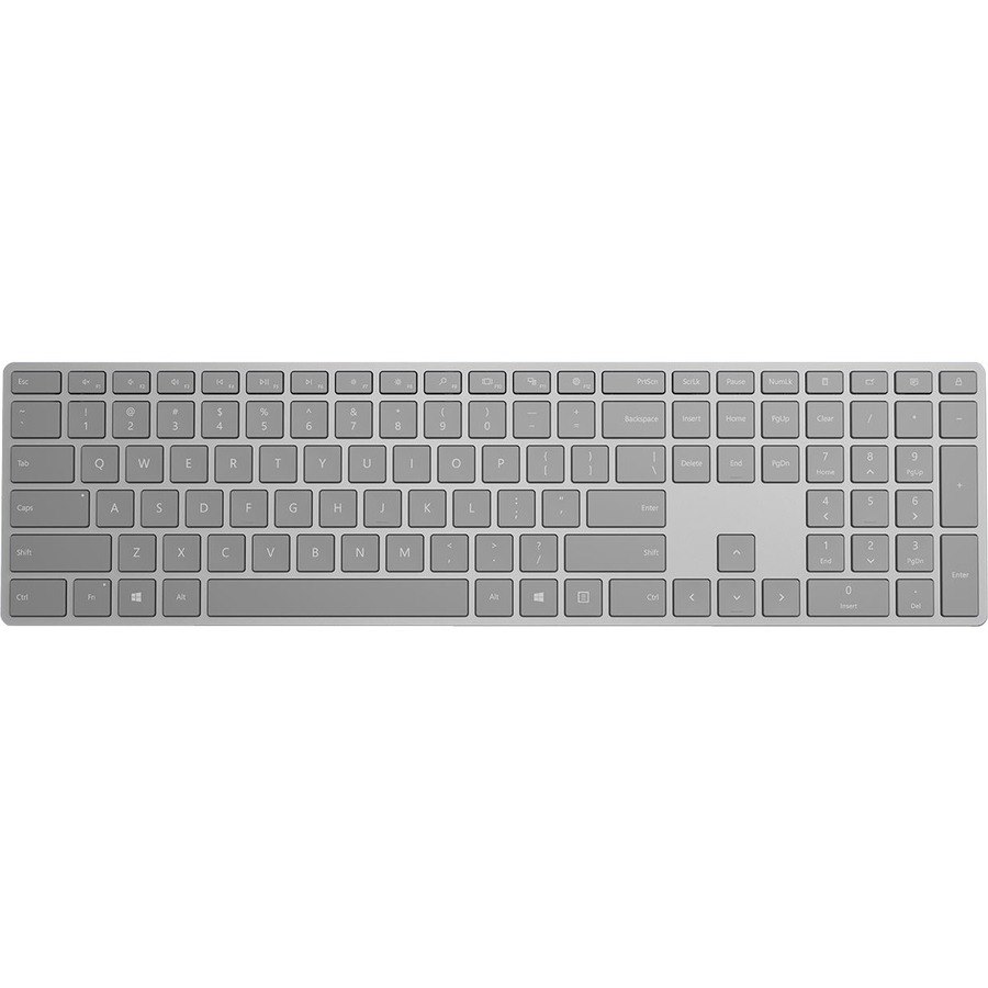 Microsoft Surface Keyboard - Wireless Connectivity - QWERTY Layout - Grey