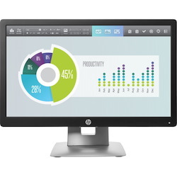 HP Business E202 HD+ LCD Monitor - 16:9 - Black, White